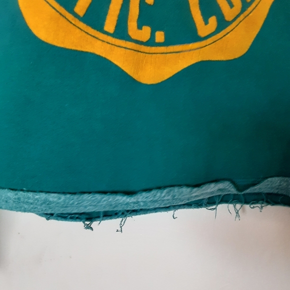 Wmns Superdry Cropped Raw Edge Hem - Picture 3 of 7